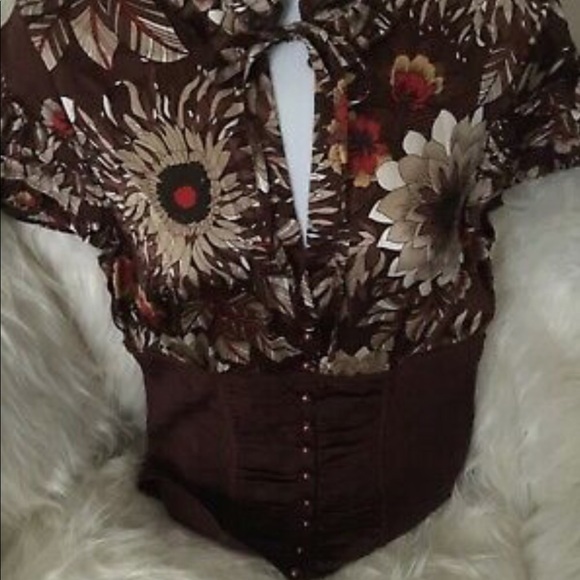 Bebe Gorgeous Tie Neck Top - Picture 3 of 6